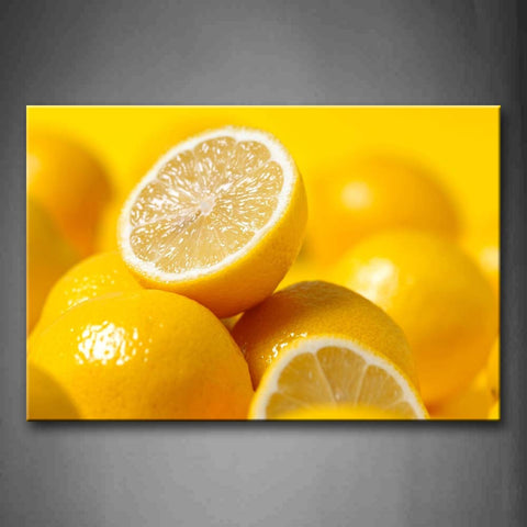 Yellow Lemon Wall Art Painting The Picture Print On Canvas Food Pictures For Home Decor Decoration Gift 