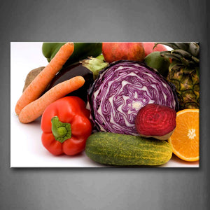 Various Colorful Vegetables Wall Art Painting The Picture Print On Canvas Food Pictures For Home Decor Decoration Gift 