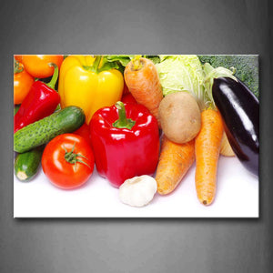 Colorful Various Vegetables Wall Art Painting Pictures Print On Canvas Food The Picture For Home Modern Decoration 