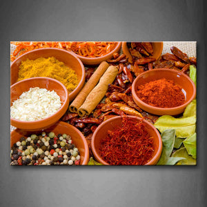 Various Herbs And Spices Wall Art Painting Pictures Print On Canvas Food The Picture For Home Modern Decoration 