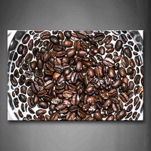 Brown Lots Of Coffee Beam In The Dish Wall Art Painting The Picture Print On Canvas Food Pictures For Home Decor Decoration Gift 