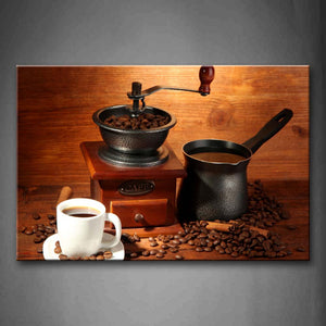 Brown Coffee Wall Art Painting The Picture Print On Canvas Food Pictures For Home Decor Decoration Gift 