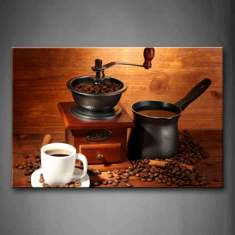 Brown Coffee Wall Art Painting The Picture Print On Canvas Food Pictures For Home Decor Decoration Gift 