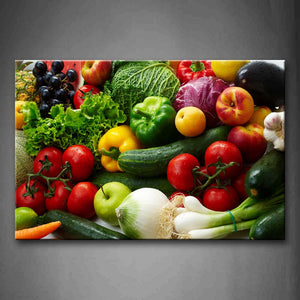 Colorful Various Vegetables Wall Art Painting Pictures Print On Canvas Food The Picture For Home Modern Decoration 