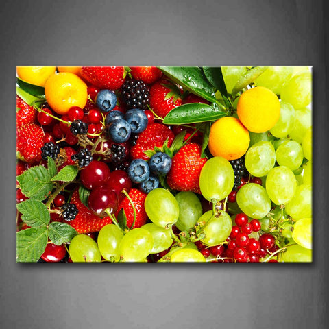 Yellow Orange Various Colorful Fruit Wall Art Painting The Picture Print On Canvas Food Pictures For Home Decor Decoration Gift 