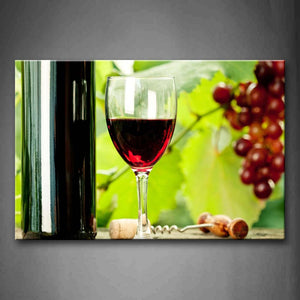 Grape Wine In Cup  Wall Art Painting The Picture Print On Canvas Food Pictures For Home Decor Decoration Gift 