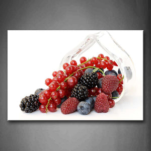 Red Various Colorful Berry Wall Art Painting Pictures Print On Canvas Food The Picture For Home Modern Decoration 