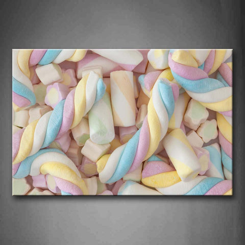 Colorful Various Soft Candy Wall Art Painting The Picture Print On Canvas Food Pictures For Home Decor Decoration Gift 