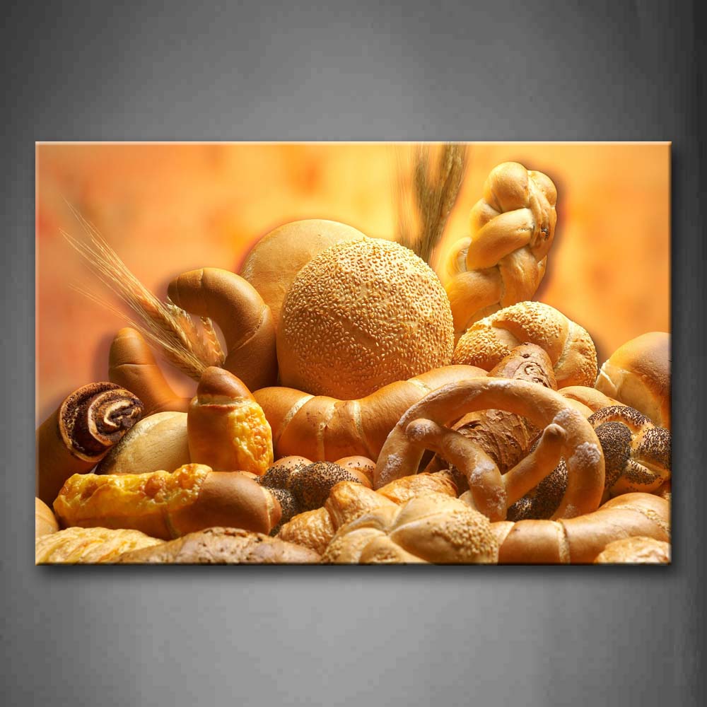 Various Baking With Wheat Wall Art Painting The Picture Print On Canvas Food Pictures For Home Decor Decoration Gift 