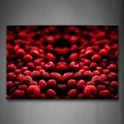 Red Fresh Raspberry Wall Art Painting Pictures Print On Canvas Food The Picture For Home Modern Decoration 