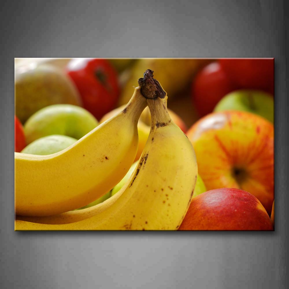 Yellow Banana With Other Fruit  Wall Art Painting The Picture Print On Canvas Food Pictures For Home Decor Decoration Gift 