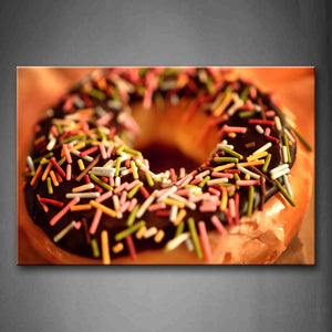 Colorful Doughnut Wall Art Painting The Picture Print On Canvas Food Pictures For Home Decor Decoration Gift 