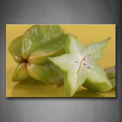 Some Starlike Carambolas. Wall Art Painting The Picture Print On Canvas Food Pictures For Home Decor Decoration Gift 