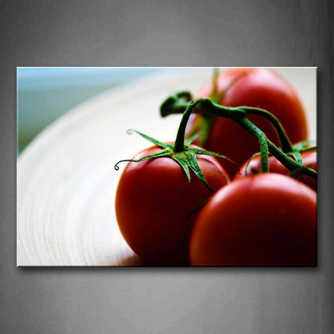 Tomatoes On The Board. Wall Art Painting The Picture Print On Canvas Food Pictures For Home Decor Decoration Gift 