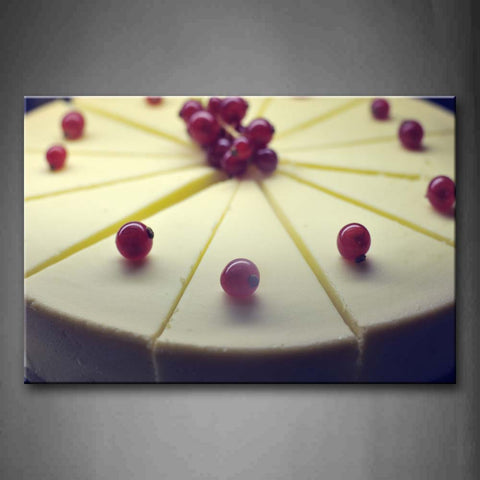 Grapes On The Cake. Wall Art Painting The Picture Print On Canvas Food Pictures For Home Decor Decoration Gift 