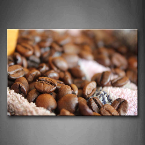 Many Brown Coffee Bean Wall Art Painting Pictures Print On Canvas Food The Picture For Home Modern Decoration 