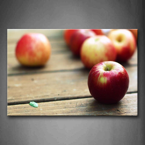 Some Red Apples Wall Art Painting The Picture Print On Canvas Food Pictures For Home Decor Decoration Gift 