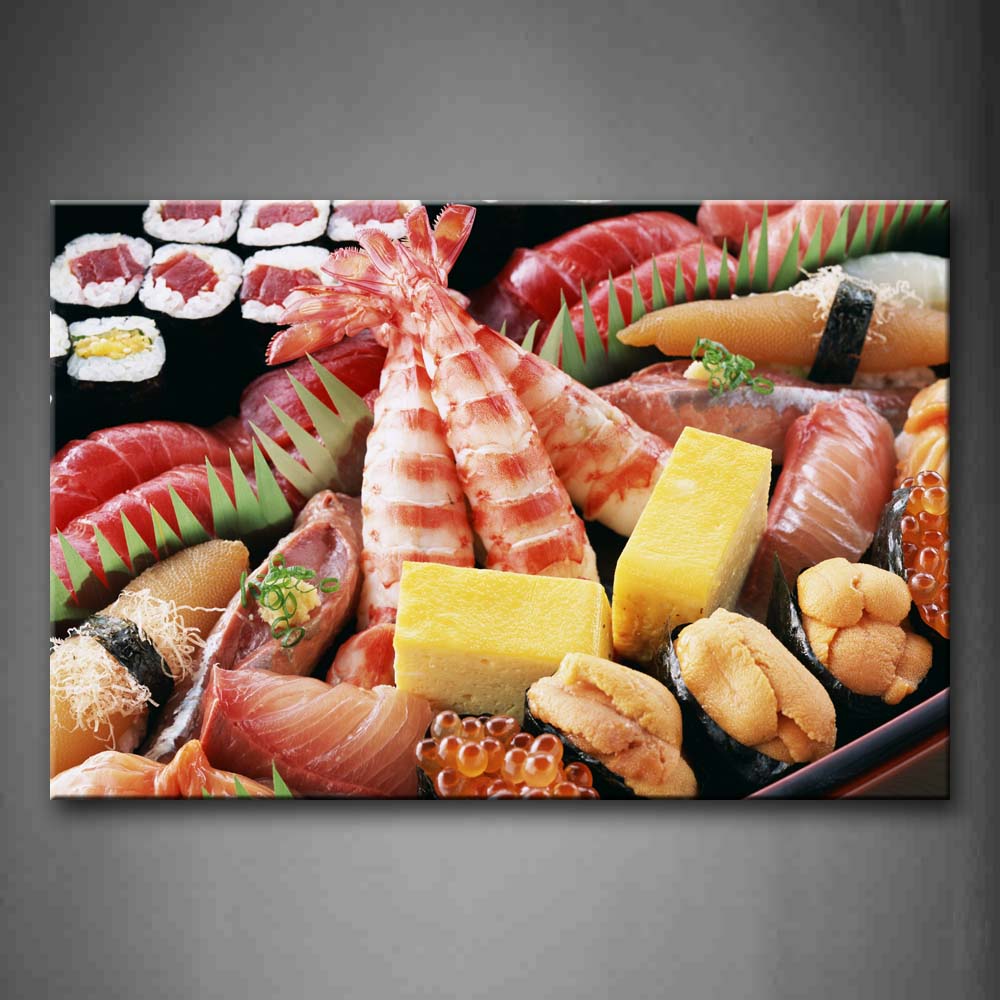 Various Sushi With The Original Material Of Food Wall Art Painting The Picture Print On Canvas Food Pictures For Home Decor Decoration Gift 