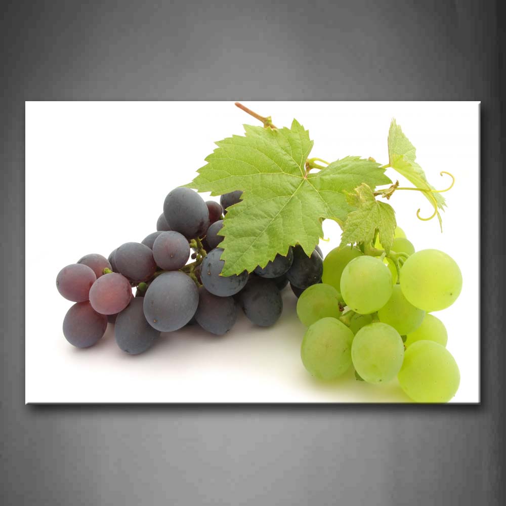 Purple Grapes And Green Grapes Wall Art Painting Pictures Print On Canvas Food The Picture For Home Modern Decoration 