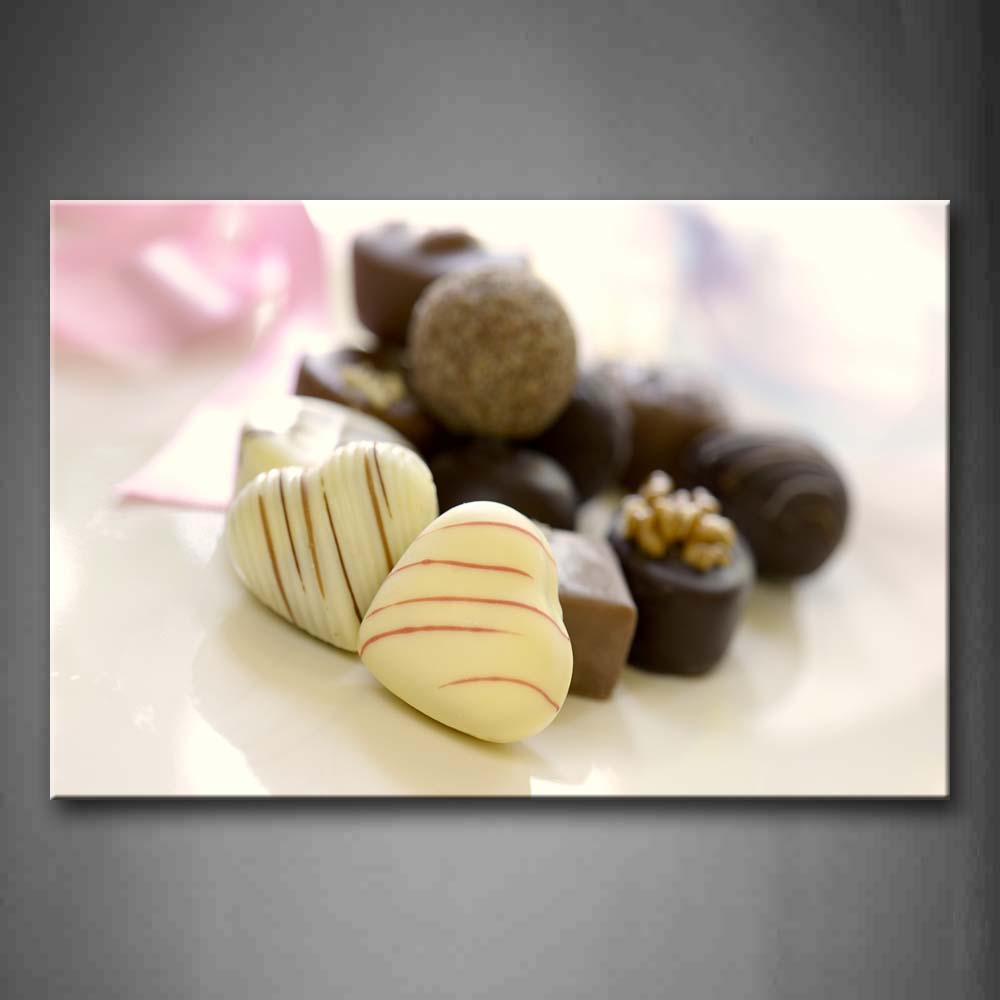 Colourful And Various Chocolate Wall Art Painting The Picture Print On Canvas Food Pictures For Home Decor Decoration Gift 