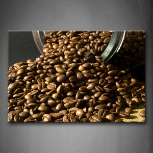 A Pile Of Coffee Beans Wall Art Painting Pictures Print On Canvas Food The Picture For Home Modern Decoration 