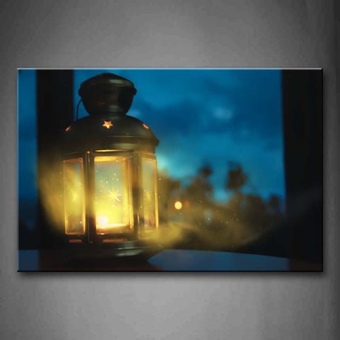 Blue The Bright Lights Of Indoor Wall Art Painting Pictures Print On Canvas Art The Picture For Home Modern Decoration 