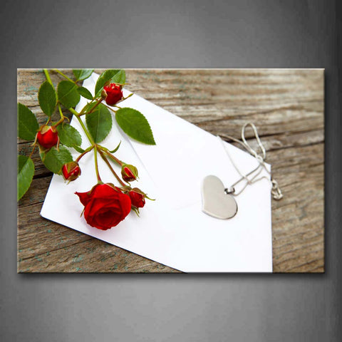 A Rose In The Paper Wall Art Painting The Picture Print On Canvas Flower Pictures For Home Decor Decoration Gift 