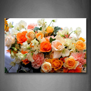 Many Beautiful Flowers Wall Art Painting Pictures Print On Canvas Flower The Picture For Home Modern Decoration 