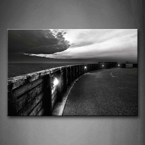 Beside The Sea Is High Walls Wall Art Painting Pictures Print On Canvas City The Picture For Home Modern Decoration 