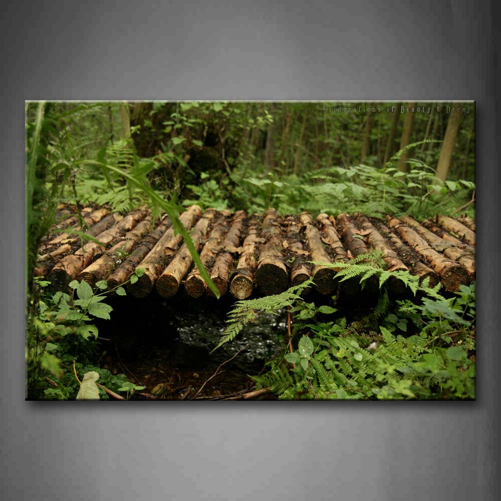 Wooden Cross In The Jungle Wall Art Painting The Picture Print On Canvas City Pictures For Home Decor Decoration Gift 