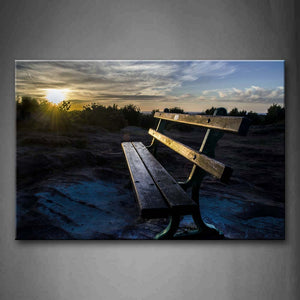 The Bench In The Wilderness Wall Art Painting Pictures Print On Canvas City The Picture For Home Modern Decoration 