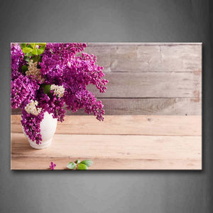 Purple Flowers In Pots Wall Art Painting Pictures Print On Canvas Flower The Picture For Home Modern Decoration 