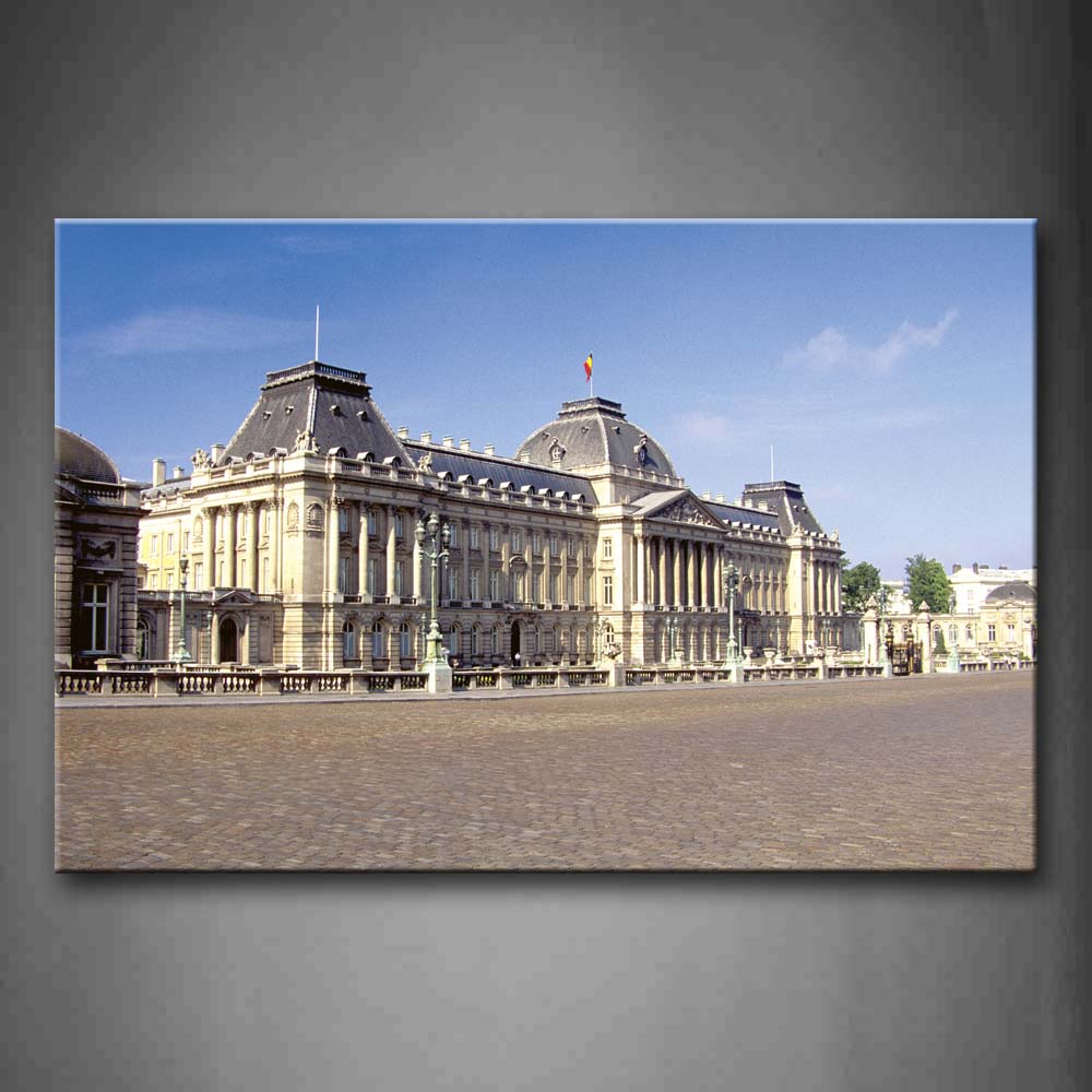 Most Of The Castle Is White Wall Art Painting The Picture Print On Canvas City Pictures For Home Decor Decoration Gift 