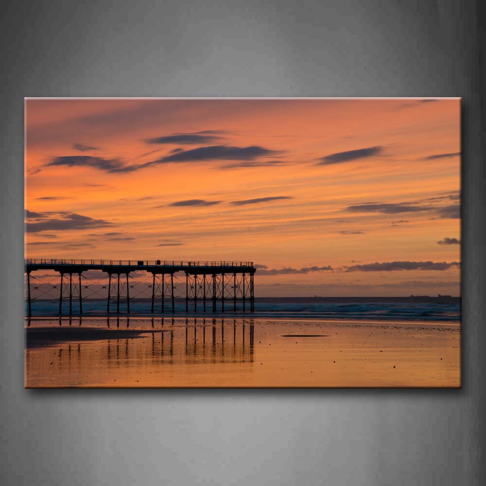 Pier Is Empty Wall Art Painting The Picture Print On Canvas City Pictures For Home Decor Decoration Gift 