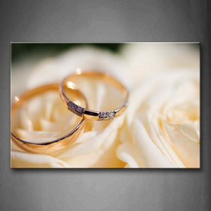 Two Jewelry Ring In The Cloth Wall Art Painting Pictures Print On Canvas Art The Picture For Home Modern Decoration 