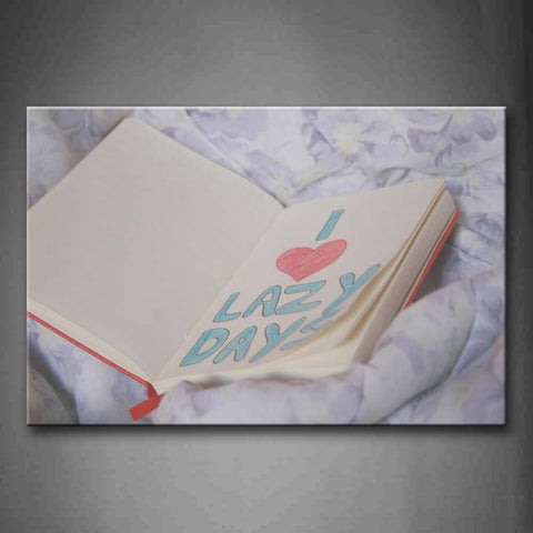 Book Put In The Bed Wall Art Painting The Picture Print On Canvas Art Pictures For Home Decor Decoration Gift 