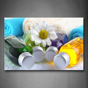 Spa With Some Colorful Essential Oil Wall Art Painting The Picture Print On Canvas Flower Pictures For Home Decor Decoration Gift 
