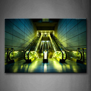 Electric Stairs With Bright Lights  Wall Art Painting The Picture Print On Canvas City Pictures For Home Decor Decoration Gift 