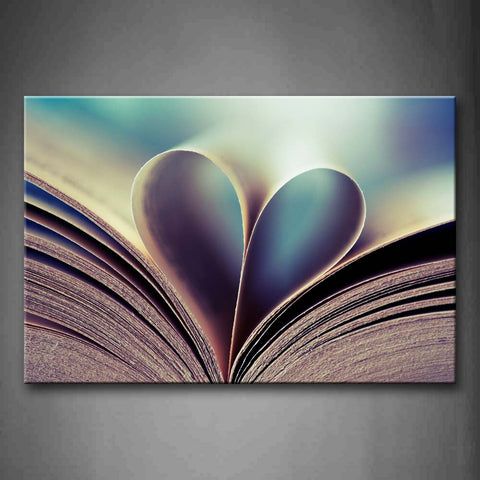 Thick With Heart In The Middle Wall Art Painting Pictures Print On Canvas Art The Picture For Home Modern Decoration 