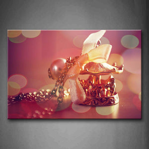 Colorful Halo Neaklace With Pearl Wall Art Painting Pictures Print On Canvas Art The Picture For Home Modern Decoration 