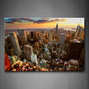 City Buildinsg In Different Size  Wall Art Painting The Picture Print On Canvas City Pictures For Home Decor Decoration Gift 