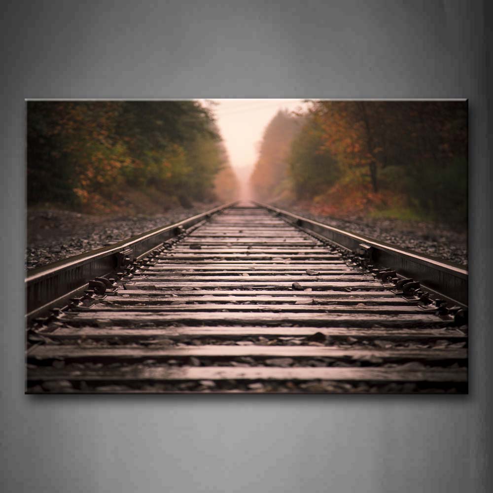 Sunbeam And Quiet Railroad Wall Art Painting The Picture Print On Canvas City Pictures For Home Decor Decoration Gift 