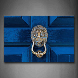 Door Knocker In Lion Shape  Wall Art Painting The Picture Print On Canvas City Pictures For Home Decor Decoration Gift 