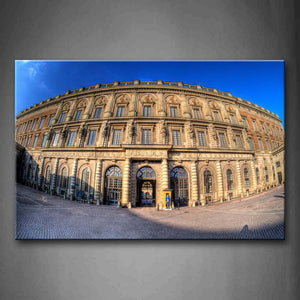 Stockholm Royal Palace With Wide Square Wall Art Painting Pictures Print On Canvas City The Picture For Home Modern Decoration 