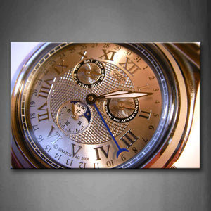 Delicate Watch With Three Circles In It Wall Art Painting Pictures Print On Canvas Art The Picture For Home Modern Decoration 
