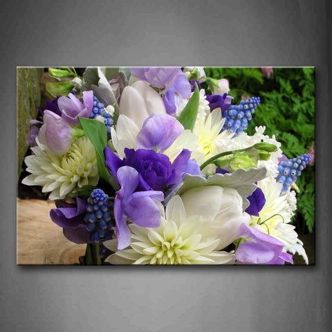 Bunch Of Beautiful Flowers In Much Color Wall Art Painting The Picture Print On Canvas Flower Pictures For Home Decor Decoration Gift 