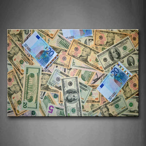 Various Money In Different Face Value Wall Art Painting The Picture Print On Canvas Art Pictures For Home Decor Decoration Gift 