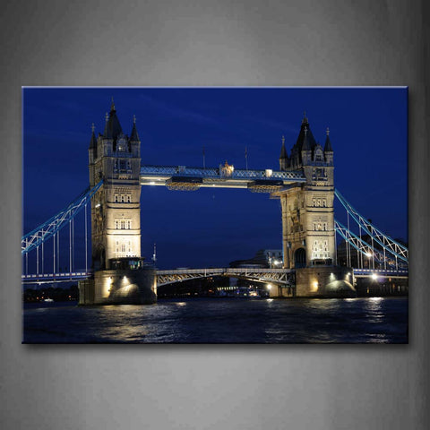 Impassive Water Beautiful Tower Bridge  Wall Art Painting The Picture Print On Canvas City Pictures For Home Decor Decoration Gift 