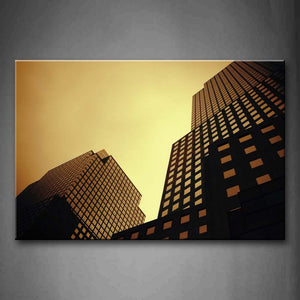 Skyscraper With Many Glasses Windows  Wall Art Painting The Picture Print On Canvas City Pictures For Home Decor Decoration Gift 