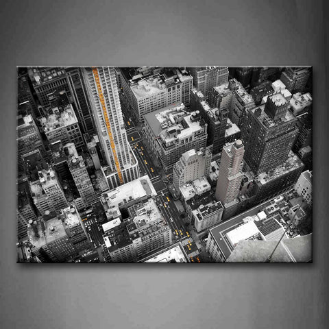 Buildings In City Wall Art Painting Pictures Print On Canvas City The Picture For Home Modern Decoration 